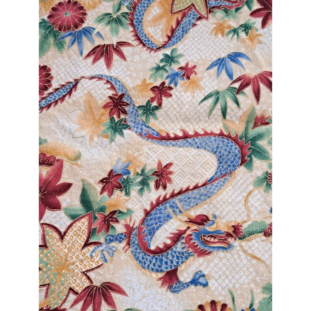 Vintage Hoffman California International Fabric Kimono Collection B928 Dragons